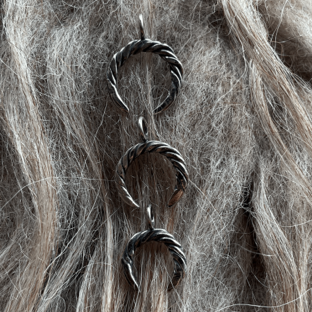 Lunula Twisted - silver