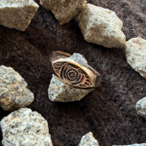 Knowth Stone Basin Bronze Ring (one of a kind)